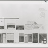 Oliver Smith set design (drug store scale drawings) for the stage production West Side Story