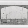 Oliver Smith set design (back alley) for the stage production West Side Story
