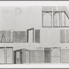 Oliver Smith set design [various scale drawings] for the stage production West Side Story