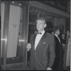 Leonard Bernstein during opening night party at Roseland for the stage production West Side Story