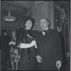 Two unidentified guests during opening night party at Roseland for the stage production West Side Story