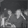Two unidentified guests during opening night party at Roseland for the stage production West Side Story