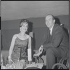 Two unidentified guests during opening night party at Roseland for the stage production West Side Story