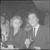 Two unidentified guests during opening night party at Roseland for the stage production West Side Story