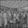 ANTA students under marquee during the stage production West Side Story at the Broadway Theatre