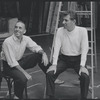 Arthur Laurents, Jerome Robbins, and Leonard Bernstein during rehearsal for the stage production West Side Story