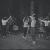 Dancers in rehearsal for the stage production West Side Story
