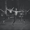 Dancers in rehearsal for the stage production West Side Story