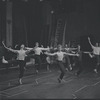 Dancers in rehearsal for the stage production West Side Story