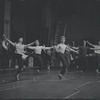 Dancers in rehearsal for the stage production West Side Story