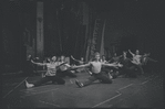 Dancers in rehearsal for the stage production West Side Story