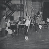 Jerome Robbins in rehearsal for the stage production West Side Story
