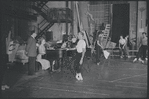 Jerome Robbins in rehearsal for the stage production West Side Story