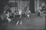 Jerome Robbins in rehearsal for the stage production West Side Story