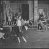 Jerome Robbins in rehearsal for the stage production West Side Story