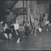 Jerome Robbins in rehearsal for the stage production West Side Story