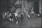 Jerome Robbins in rehearsal for the stage production West Side Story
