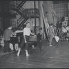 Jerome Robbins in rehearsal for the stage production West Side Story