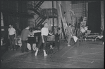 Jerome Robbins in rehearsal for the stage production West Side Story