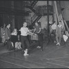 Jerome Robbins in rehearsal for the stage production West Side Story