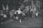 Jerome Robbins in rehearsal for the stage production West Side Story