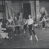 Jerome Robbins in rehearsal for the stage production West Side Story