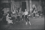 Jerome Robbins in rehearsal for the stage production West Side Story