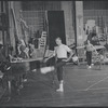 Jerome Robbins in rehearsal for the stage production West Side Story