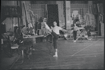 Jerome Robbins in rehearsal for the stage production West Side Story