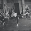 Jerome Robbins in rehearsal for the stage production West Side Story