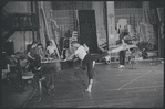 Jerome Robbins in rehearsal for the stage production West Side Story