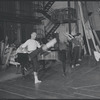 Jerome Robbins in rehearsal for the stage production West Side Story