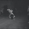 Choreographer Peter Gennaro and ensemble in rehearsal for the stage production West Side Story