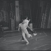 Choreographer Peter Gennaro and ensemble in rehearsal for the stage production West Side Story