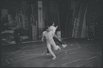 Choreographer Peter Gennaro and ensemble in rehearsal for the stage production West Side Story