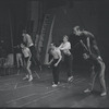 Dancers in rehearsal for the stage production West Side Story