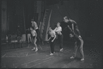 Dancers in rehearsal for the stage production West Side Story