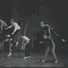 Dancers in rehearsal for the stage production West Side Story