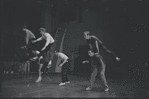 Dancers in rehearsal for the stage production West Side Story