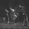 Dancers in rehearsal for the stage production West Side Story