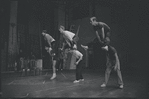 Dancers in rehearsal for the stage production West Side Story