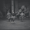 Chita Rivera and cast in rehearsal for the stage production West Side Story