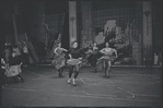 Chita Rivera and cast in rehearsal for the stage production West Side Story