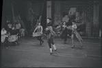 Chita Rivera and cast in rehearsal for the stage production West Side Story