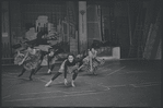 Chita Rivera and cast in rehearsal for the stage production West Side Story
