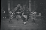 Chita Rivera and cast in rehearsal for the stage production West Side Story