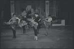 Chita Rivera and cast in rehearsal for the stage production West Side Story
