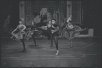 Chita Rivera and cast in rehearsal for the stage production West Side Story