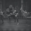 Chita Rivera and cast in rehearsal for the stage production West Side Story