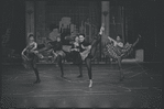 Chita Rivera and cast in rehearsal for the stage production West Side Story